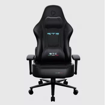 Silla gaming Onex RTC Embrace Hardcore Negra — diseño ergonómico, regulable en altura e inclinable