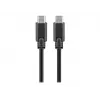 Goobay Cable USB-C™ 3.1 Generation 1, negro, 3 m - conector macho USB-C™ > conector macho USB-C™ (66509)