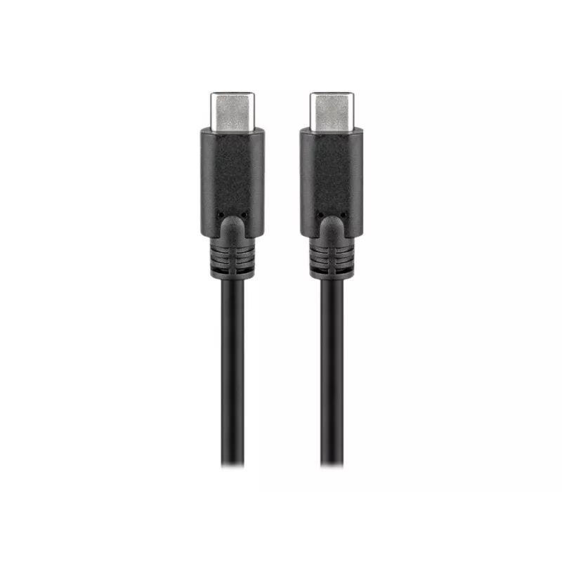Goobay Cable USB-C™ 3.1 Generation 1, negro, 3 m - conector macho USB-C™ > conector macho USB-C™ (66509)