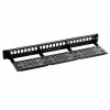 Patch panel 1U LANBERG PPKS-1124-B, 24 puertos, 1U, ABS, negro, 482,6×44,5×154 mm