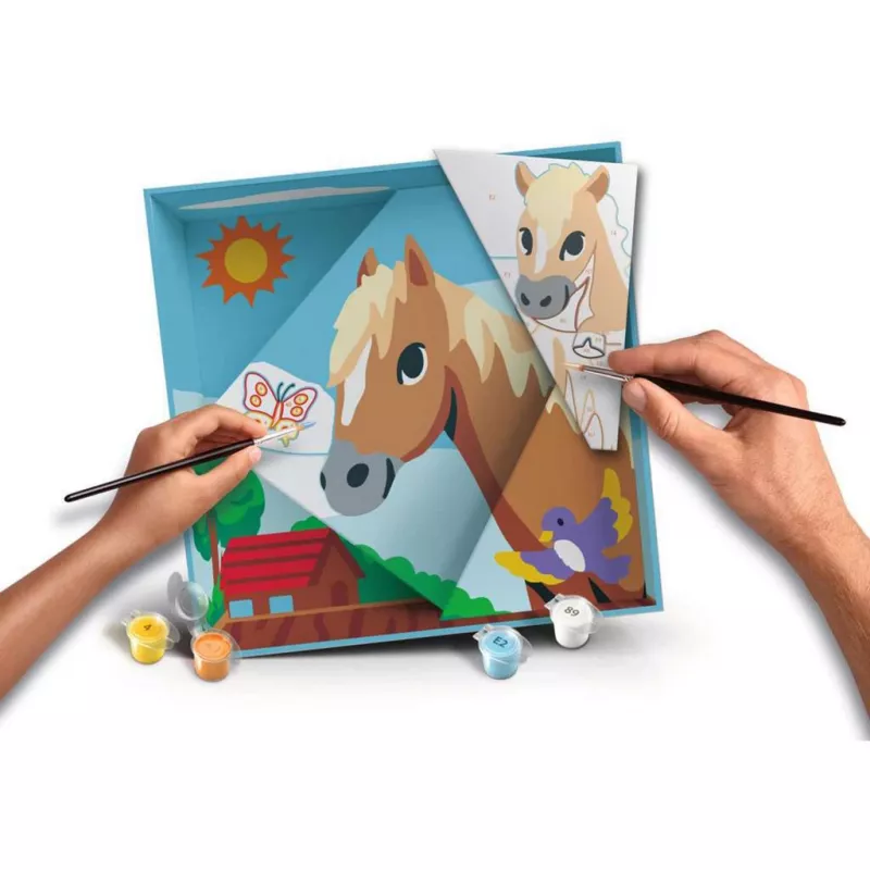 Set infantil de vertido y pintura Ravensburger 25868 — para niños a partir de 7 años, set de manualidades en caja