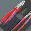 9780 Insert de espuma KNIPEX Juego de alicates 1, 3 piezas negro/gris, para carro de taller Tool Rebel