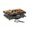 Steba RC 28 grill de raclette de hierro fundido, 1400 W, 8 sartenes, negro