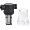Alphacool ES Big Inline filtro de partículas 2x G1/4 IG, negro/transparente (29145)