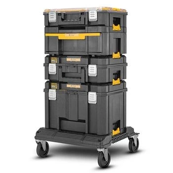 Maletín de herramientas DeWalt DWST83346-1, aluminio, impermeable, 23 L, 332×301×440 mm, negro