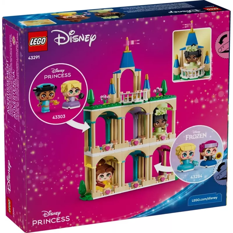 LEGO DISNEY 43291 Mini Bella y Tiana con castillo
