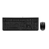 CHERRY DC 2000 Teclado, ratón incluido, Universal, USB, QWERTY, Checo, Negro
