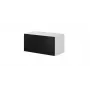 Armario cerrado de almacenaje Cama ROCO RO3 75/37/39 blanco/blanco/negro