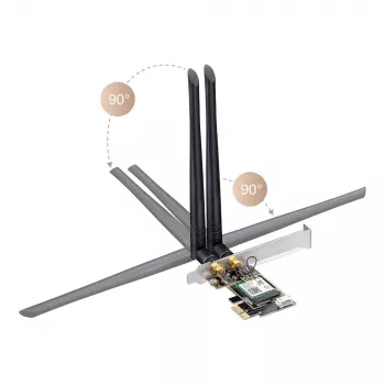 Tarjeta de red interna Cudy WE3000 WLAN / Bluetooth 2400 Mbit/s