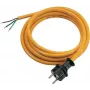 AS Schwabe 70918 Cable de conexión, conector de puesta a tierra a extremo abierto, 3 m, naranja