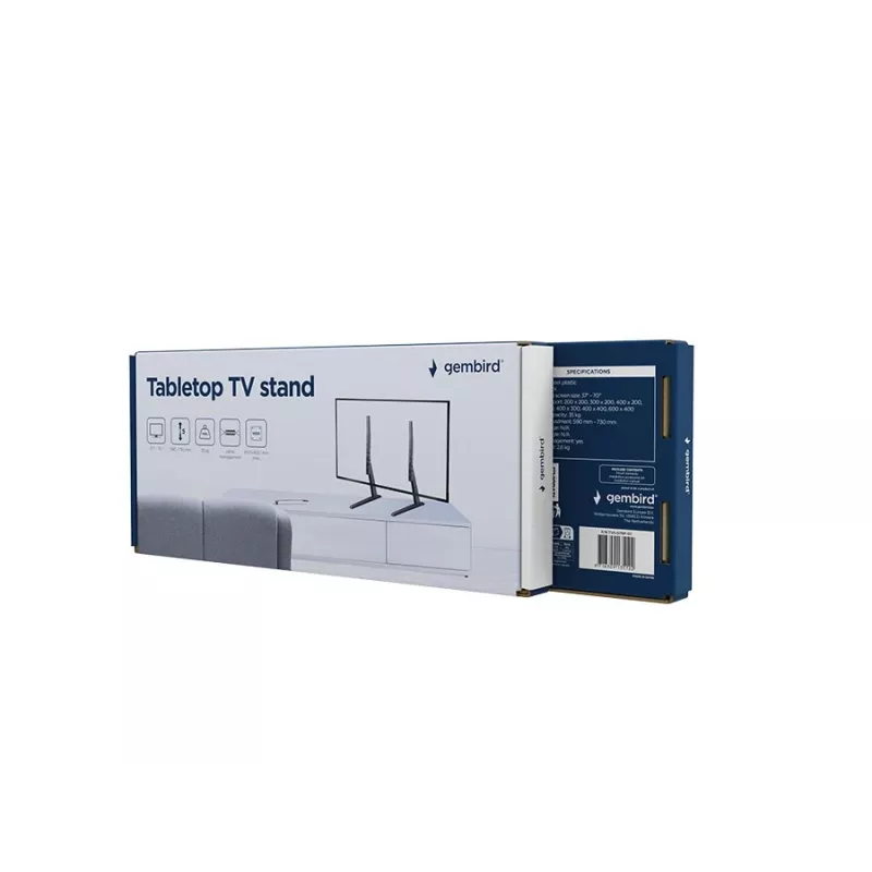 Soporte de TV de sobremesa Gembird TVS-D70F-01, 37 - 70, negro