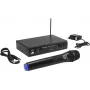 Sistema de micrófono inalámbrico Omnitronic VHF-101 — receptor/emisor VHF monocanal a 201,60 MHz