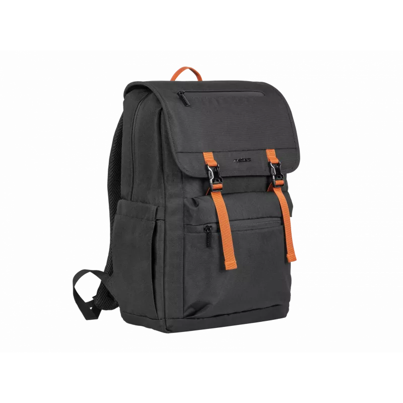 NATEC Niala Ginger Orange 39,6 cm (15,6) Mochila Negro