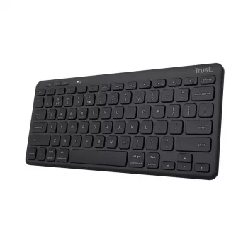 Teclado Trust Lyra universal RF inalámbrico + Bluetooth QWERTY US English negro