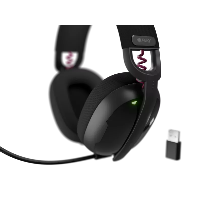 Genesis Auriculares gaming | Fury Fukiya F6 | Bluetooth | Over-ear | Micrófono | Inalámbricos | Negro
