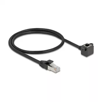 Cable de red DeLOCK 81041 RJ-45 Cat6 0,5 m negro