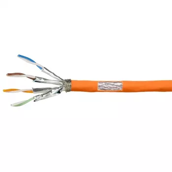 Cable de red LogiLink CPV0060 RJ45 Cat7 100 m naranja