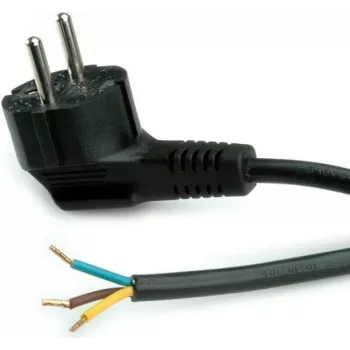 ROLINE - Cable de alimentación - CEE 7/7 (SCHUKO) (M) a sin conector - AC 230 V - 16 A - 3 m - negro (19.08.1111)