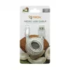 Sbox USB->Micro USB M/M 1,5 m USB-10315W blanco