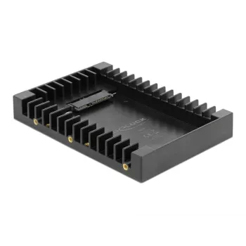 DeLOCK - Adaptador de bahía de almacenamiento - 3.5 a 2.5 (8,9 cm a 6,4 cm) - Negro (18364)