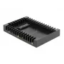 DeLOCK - Adaptador de bahía de almacenamiento - 3.5 a 2.5 (8,9 cm a 6,4 cm) - Negro (18364)