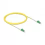 Cable de fibra óptica InfiniBand DeLOCK 3 m LC LC/APC amarillo 9 µm
