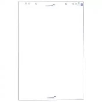 Bloc de papel para rotafolio Legamaster en blanco 5 unidades - 650 mm - 980 mm - 4,5 kg - 125 mm - 665 mm - 125 mm (7-156000)