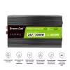 Inversor de coche Green Cell INVGC24P3000LCD 24V 3000W onda senoidal pura, 230V 50Hz, LCD, tipo F