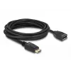 Cable de extensión DisplayPort 1.2 DeLOCK 4K 60 Hz 5 m