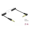Cable de audio DeLOCK 85939 2m 6,35mm negro