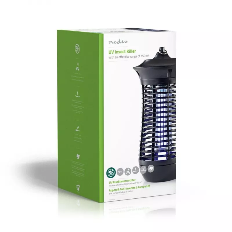 Trampa para insectos Nedis INKI110CBK18 Negra