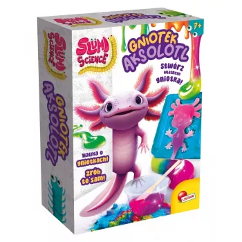 Antiestrés Liscianigiochi Slumi Science Axolotl modelo 304-PL110322 para juego educativo