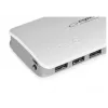 Cargador portátil Esperanza EMP106WE Radium — 8000 mAh, salida para 3 dispositivos, entrada Micro-USB, salidas 5V/2A y 5V/1,5A/1A, gris