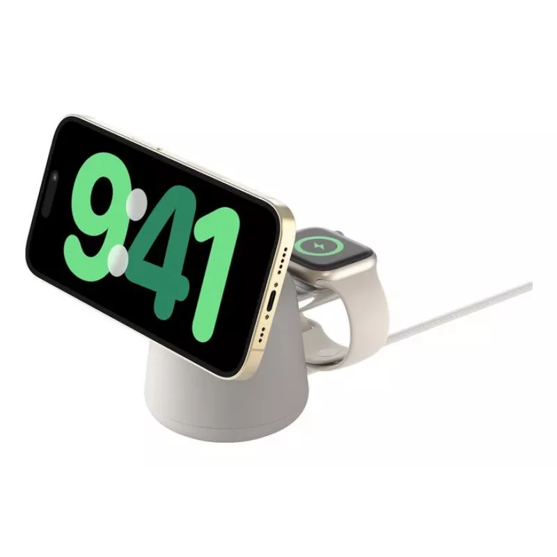 Cargador magnético Qi2 15W Belkin WIZ027VFH37 para iPhone y Apple Watch