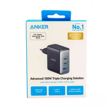Anker Powerport 736 Nano II Universal Negro Cargador rápido de CA para interiores