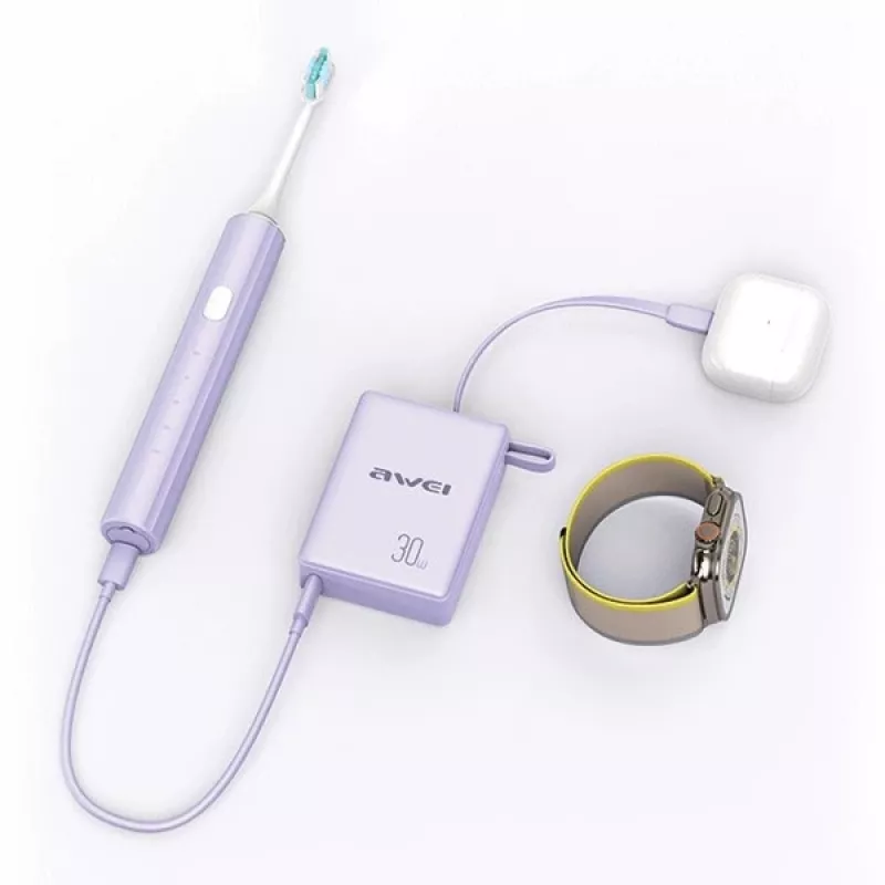 Batería portátil 10000mAh 30W P87K USB-C integrado