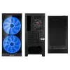 SILENOS PRO versión negra con ventilador ARGB y cristal templado