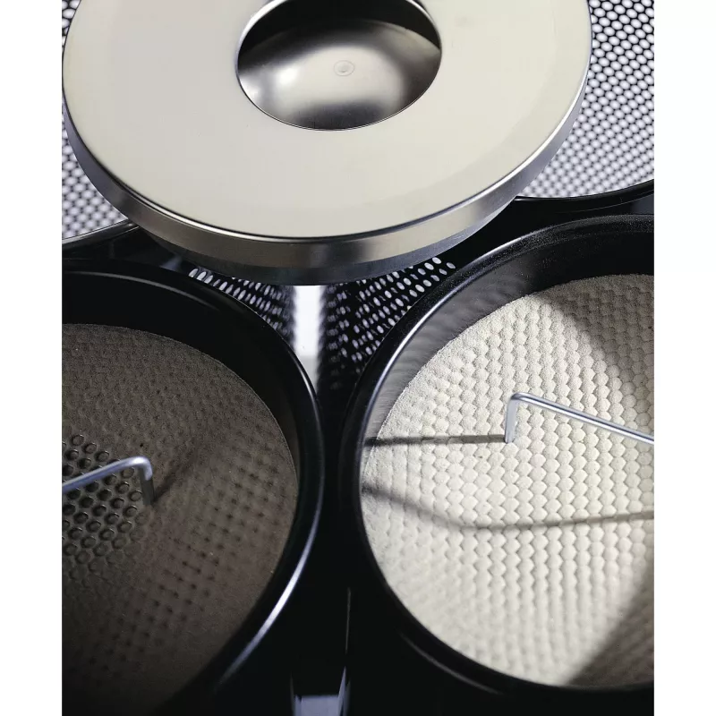 Papelera Durable 333023 17 L redonda metal plata