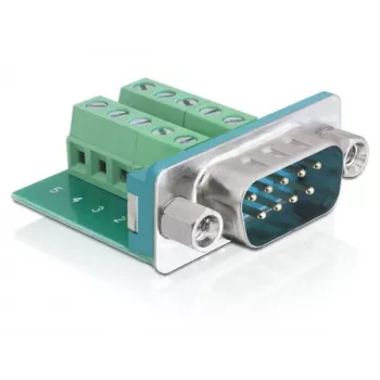 Conector D-Sub DeLOCK 65269 verde plata