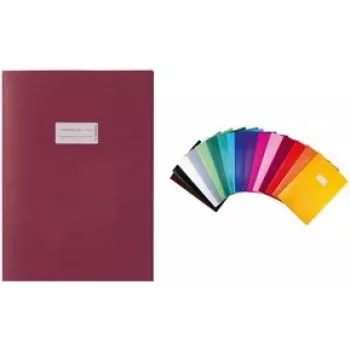 Funda para cuadernos escolares Herma A4 rosa 100% papel reciclado