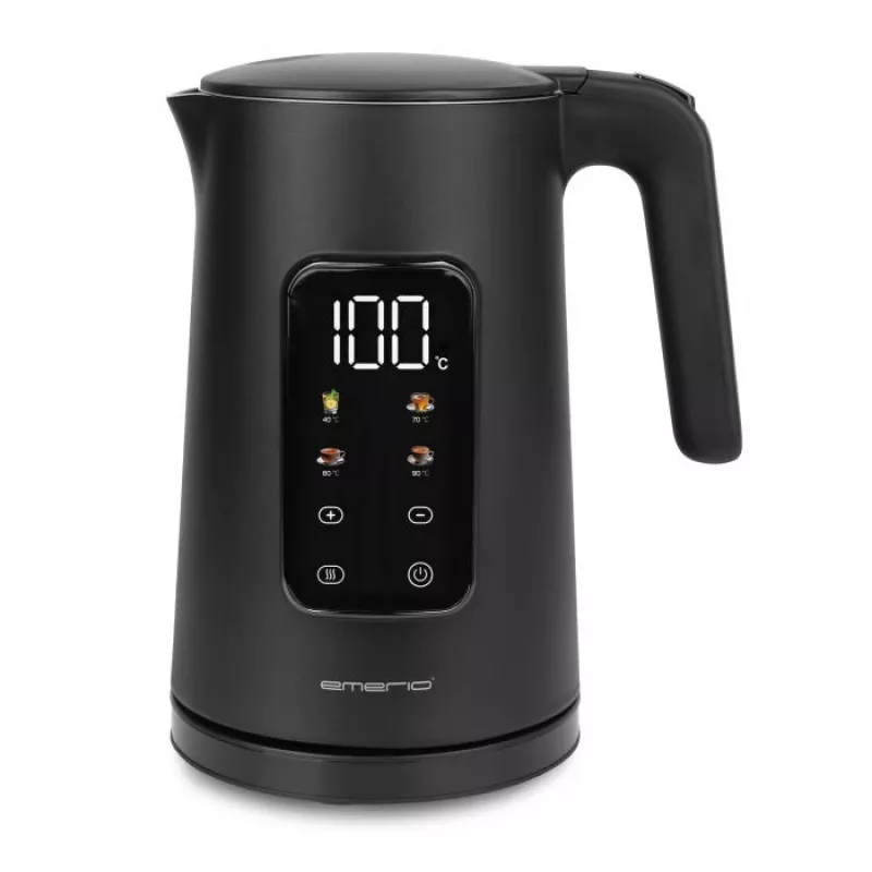 Hervidor eléctrico Emerio 1,7 l 2200 W negro