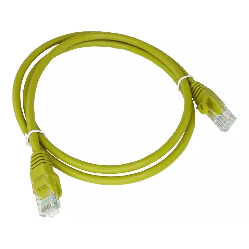 Cable de red Alantec KKU5CZA1 amarillo 0,25 m Cat5e U/UTP (UTP)