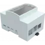 JOY-IT RPI CASE DIN4 - carcasa para Raspberry Pi 4, carril DIN, gris/transparente (RB-CASEP4+07)