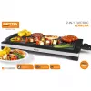 Pancha eléctrica Petra PT6244VDE 2 en 1 con recubrimiento antiadherente y control de temperatura regulable