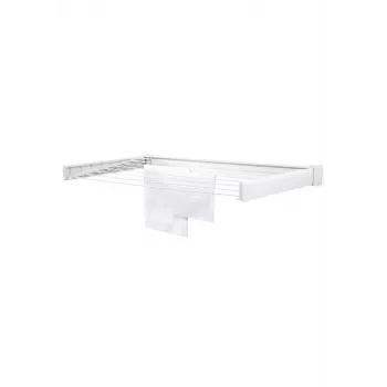 Tendedero de pared Leifheit 83305, plegable, 7,2 m de cuerda, blanco, 1030×530 mm