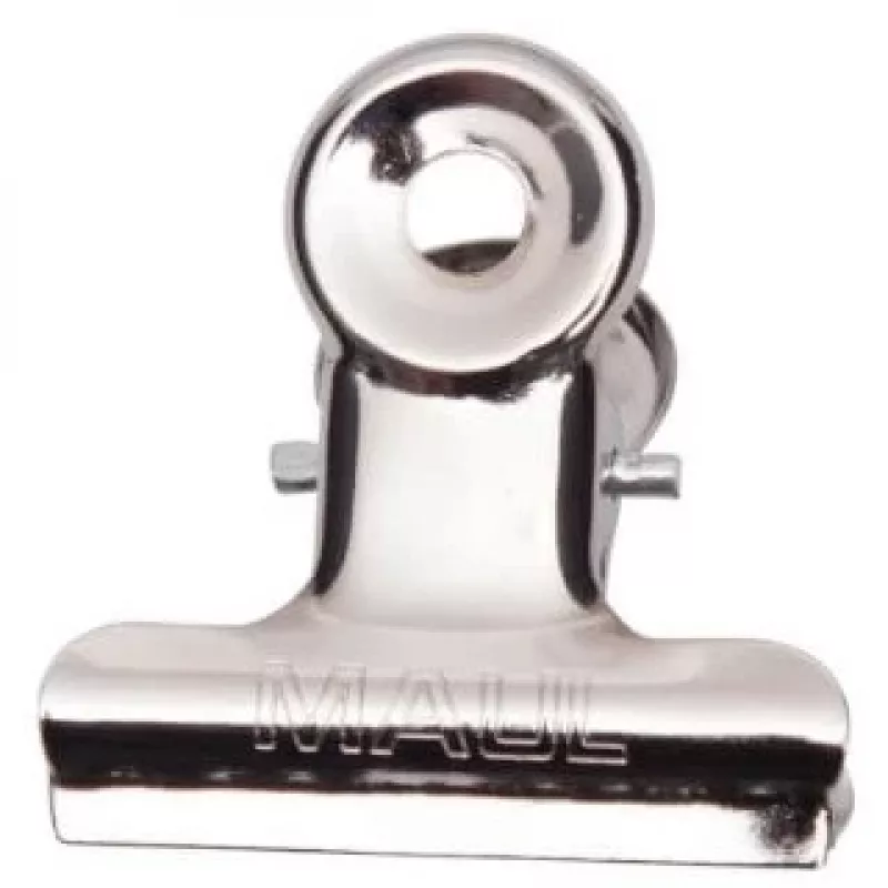 Pinza para cartas MAUL de metal, color: níquel, ancho: 30 mm, capacidad de sujeción: 10 mm, envase de autoservicio (21730-96)
