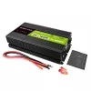 Inversor de coche Green Cell INVGC24P3000LCD 24V 3000W onda senoidal pura, 230V 50Hz, LCD, tipo F