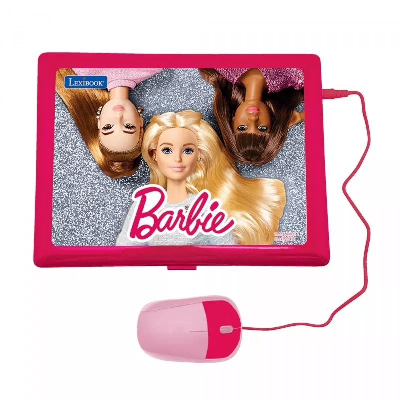 Ordenador portátil de aprendizaje bilingüe para niños Lexibook Barbie JC598BBi17 – juguete educativo bilingüe