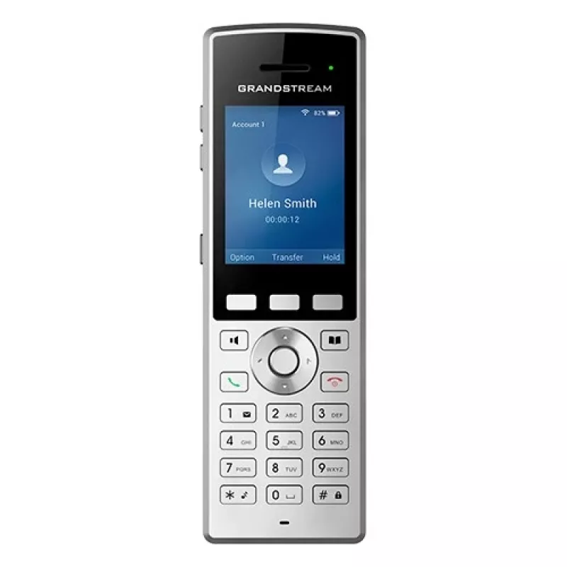 Grandstream Networks WP822 Teléfono IP Negro, Plata 2 líneas LCD Wi-Fi