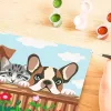 Set de pintura Ravensburger CreArt – Perros y gatos (set de pintar por números)